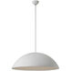 Kelly Wearstler Utopia LED 30 inch Plaster White Sculpted Pendant Ceiling Light