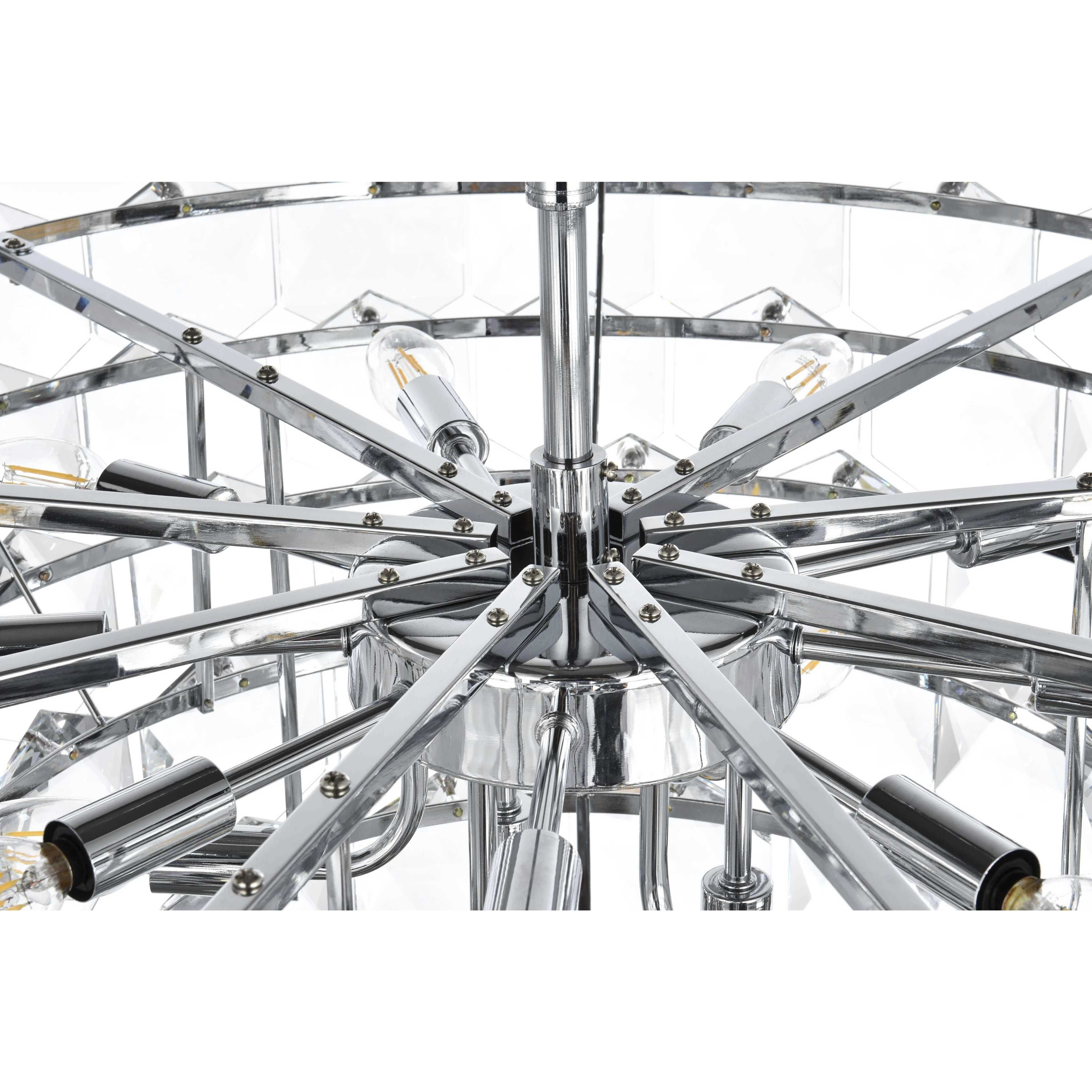 Adaline 15 Light 32 inch Chrome Chandelier Ceiling Light