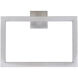 Bishop 8.63 inch Brushed Nickel Towel Ring