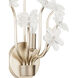 Wildflower 1 Light 10 inch Gold Dust Sconce Wall Light, Smithsonian Collaboration