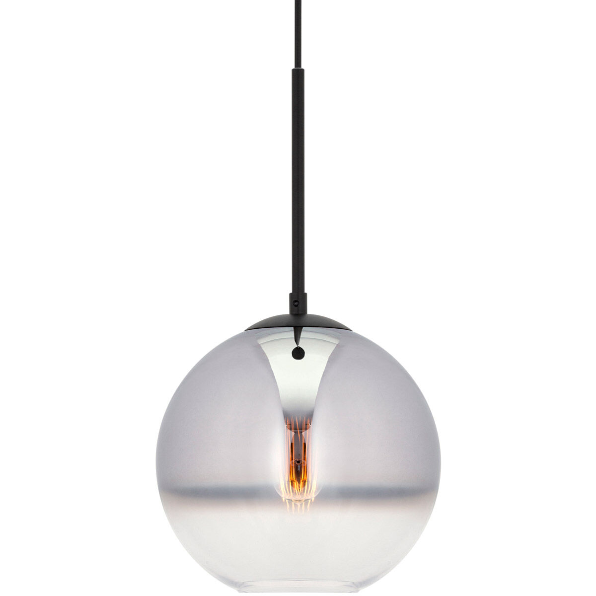 Callisto 1 Light 8 inch Black Pendant Ceiling Light