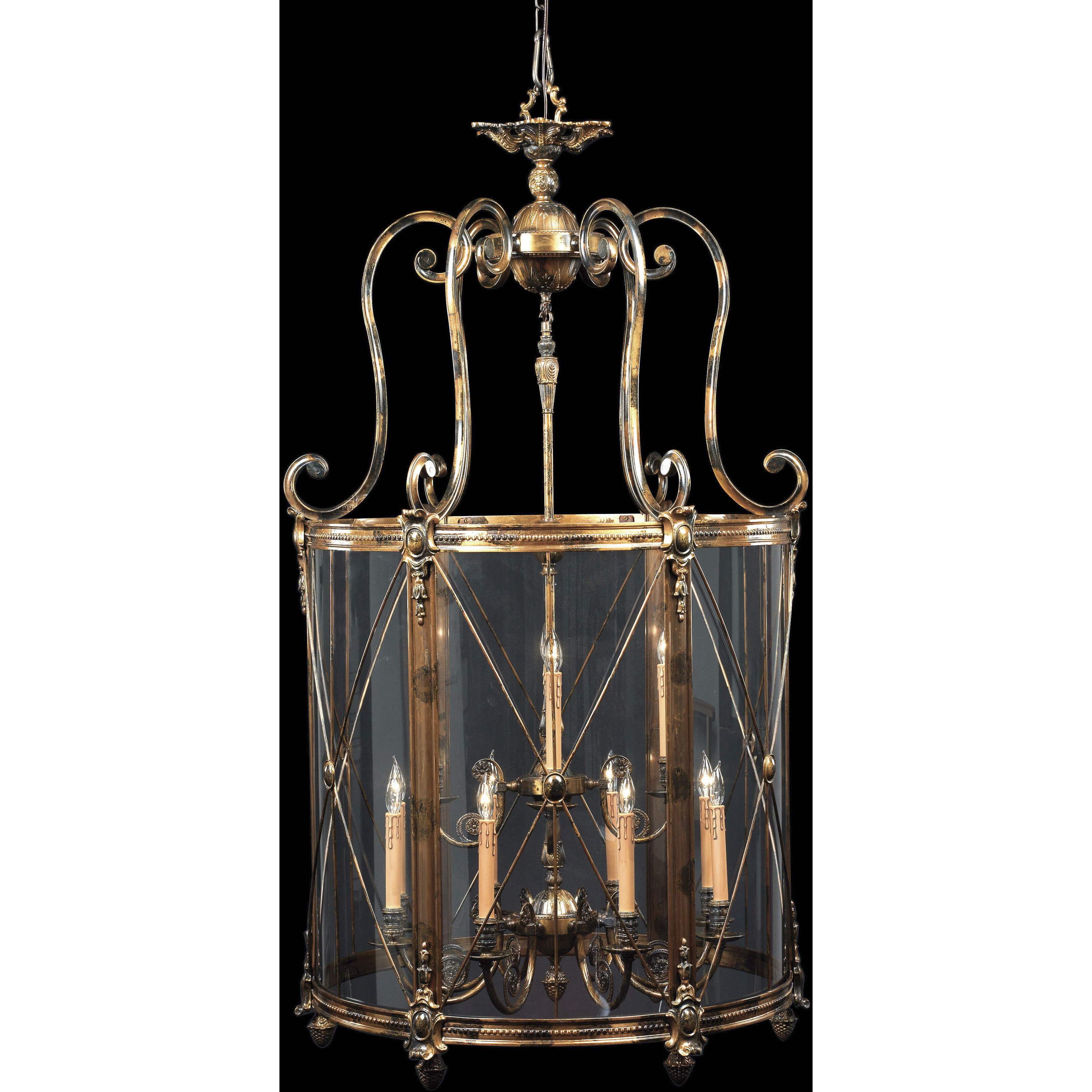 Jonathan 12 Light 33.25 inch Oxide Bronze Foyer Pendant Ceiling Light