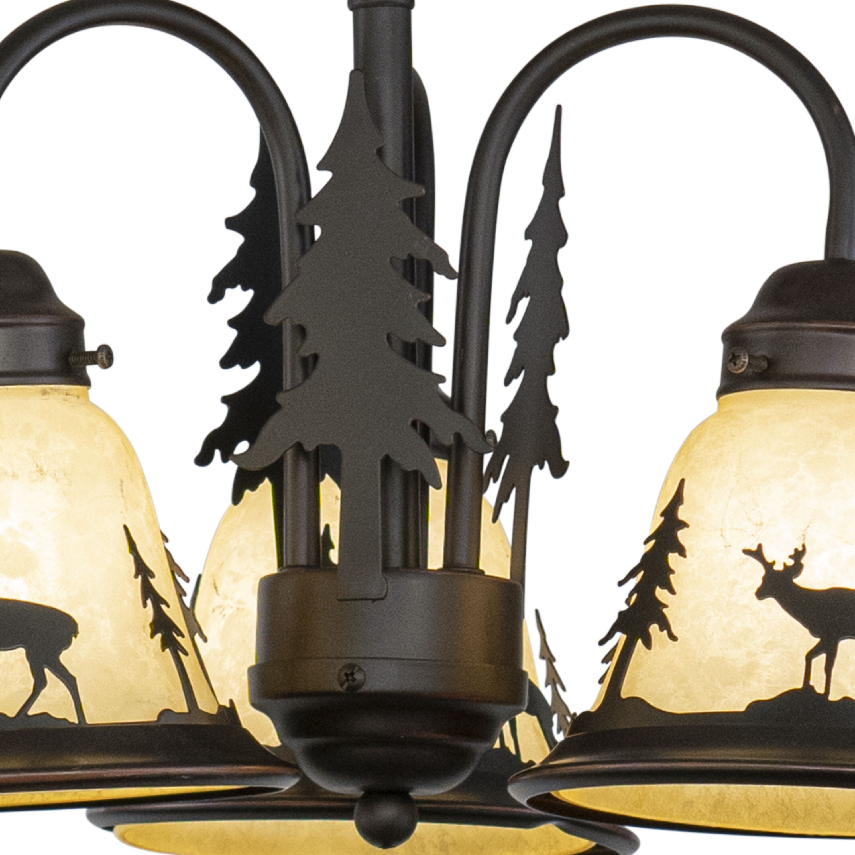 Bryce LED Burnished Bronze Convertible Light Kit