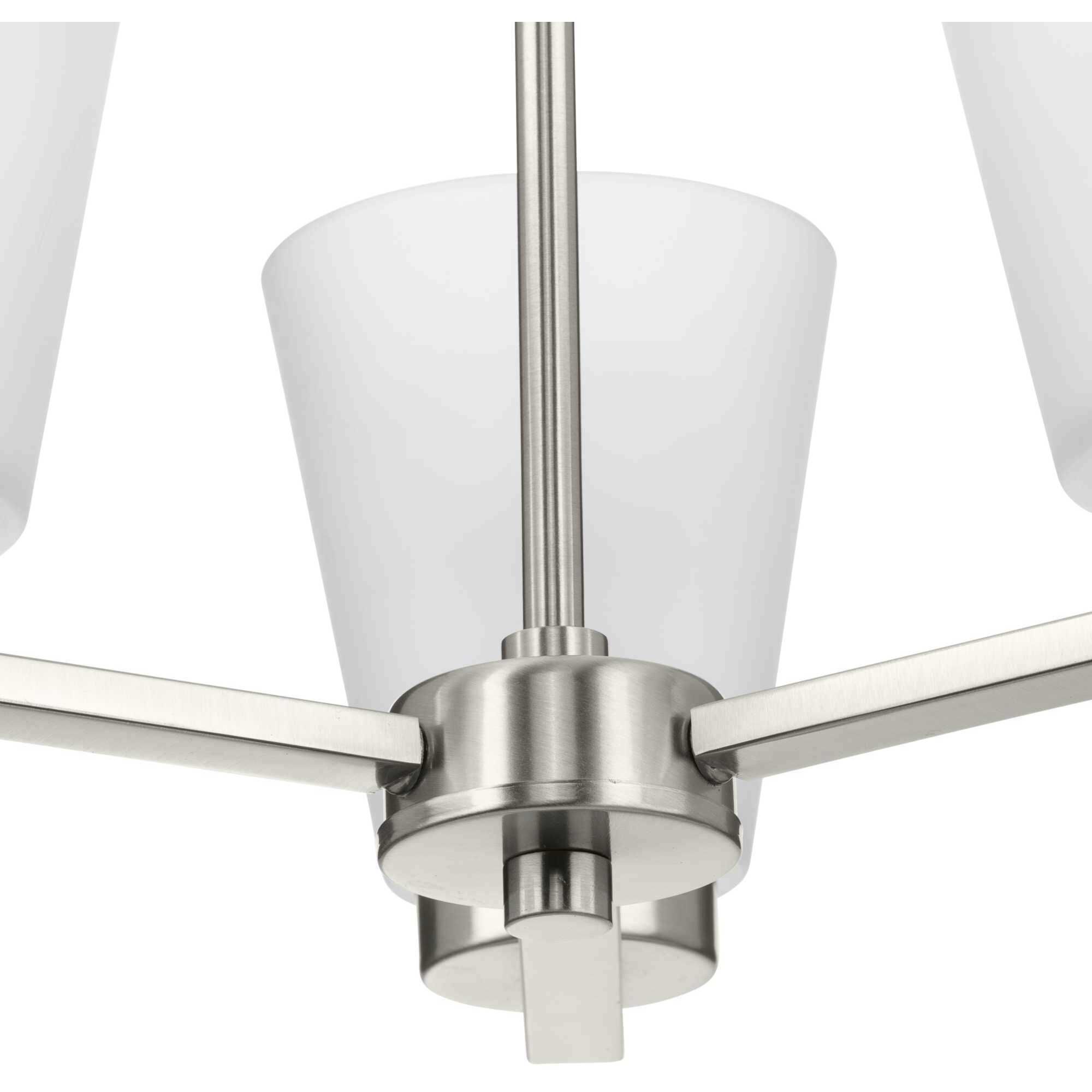 Tanner 3 Light 16.62 inch Brushed Nickel Chandelier Ceiling Light