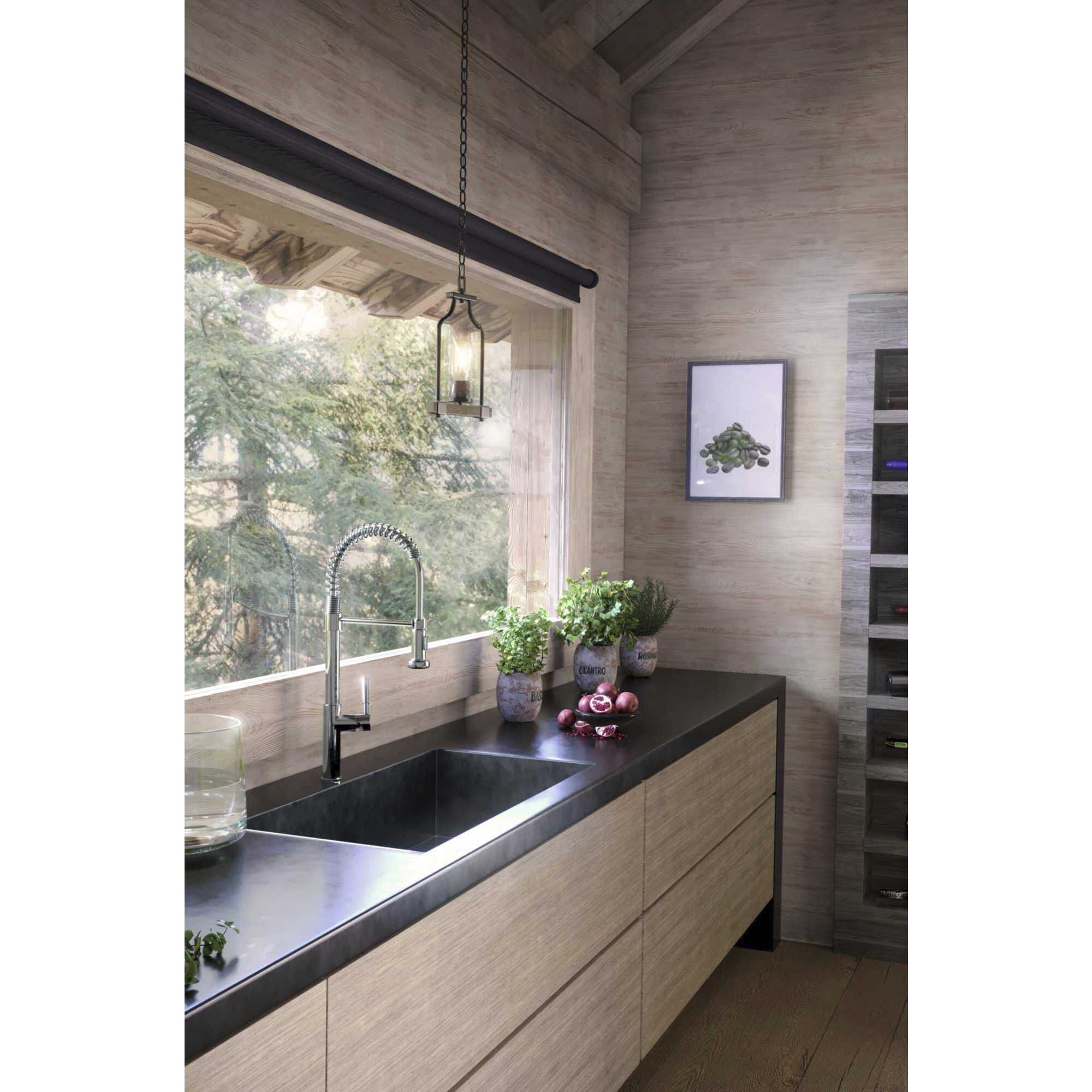 Barnes Mill 1 Light 9 inch Antique Bronze Mini-Pendant Ceiling Light