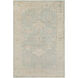 Lara 36 X 24 inch Gray and Brown Area Rug, Wool and Silk