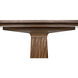 Travis 84 X 44 inch Dark Walnut Dining Table