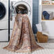 Amelie 87 X 63 inch Burnt Orange; Multicolored Washable Rug