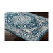 Orien 35 X 24 inch Teal/Pale Blue/Dark Blue/Camel/White/Light Gray Rugs, Rectangle