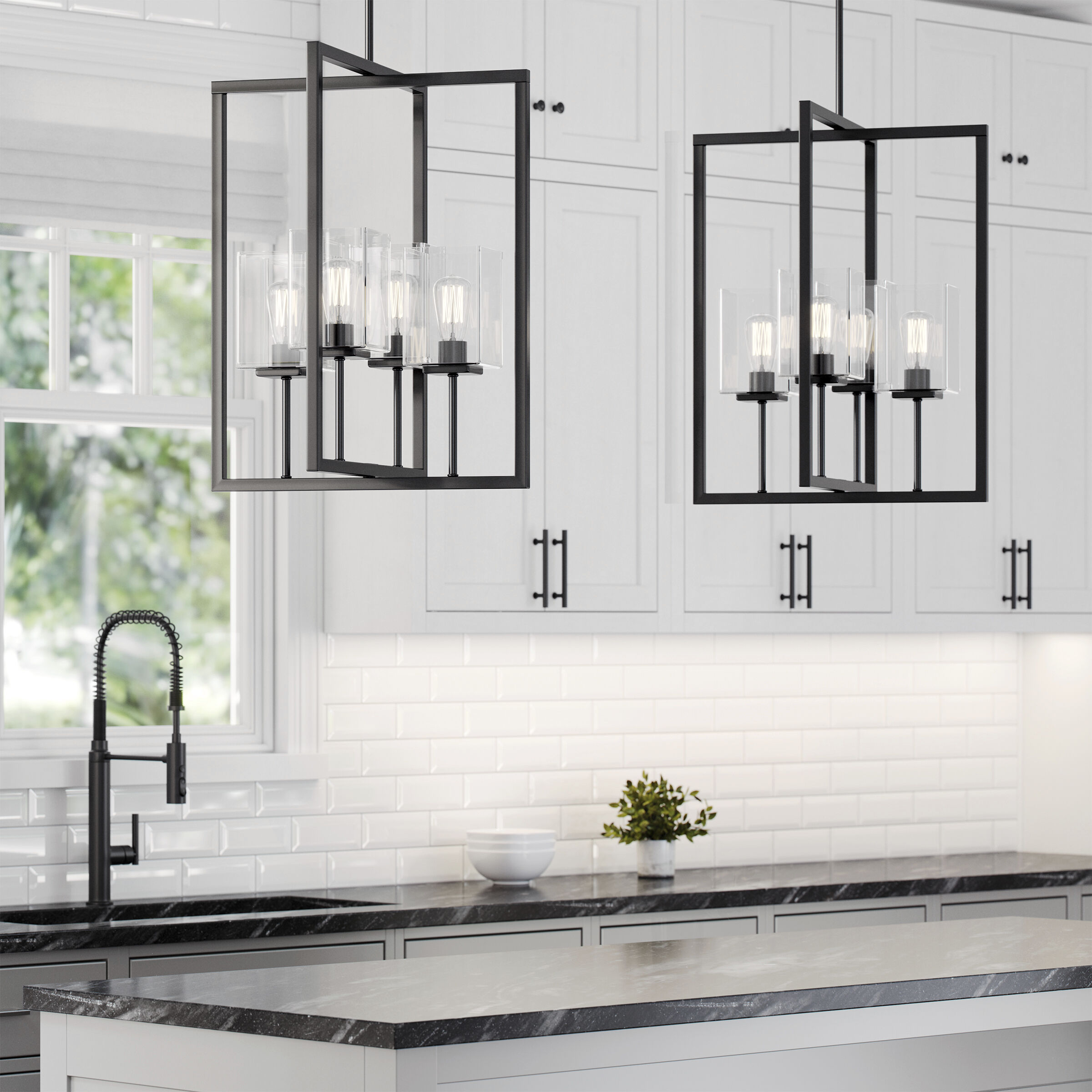 Small square pendant lights on sale