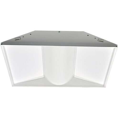 Center Basket LED 24 inch White Troffer Ceiling Light