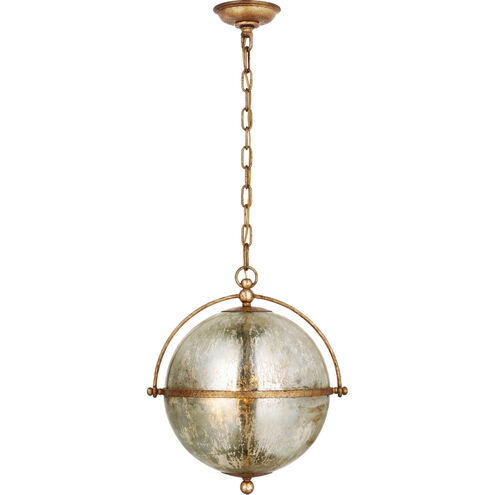 Chapman & Myers Bayridge LED 15.5 inch Gilded Iron Pendant Ceiling Light, Large