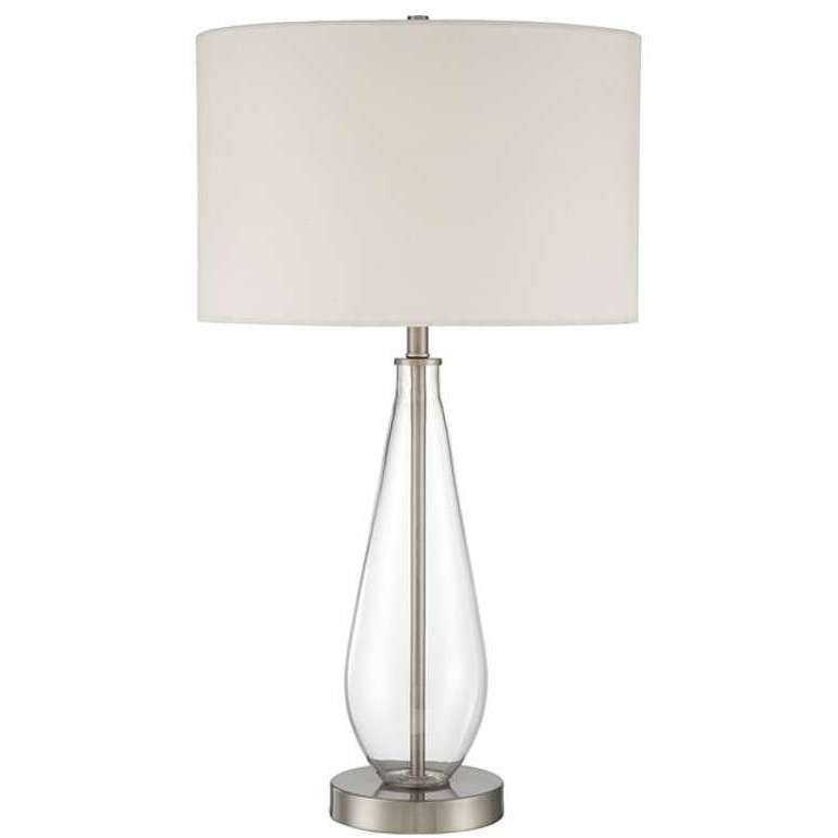 Bejamin 27 inch 60 watt Brushed Polished Nickel Table Lamp Portable Light