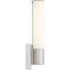 Vantage LED Brushed Nickel Wall Sconce Wall Light, Round