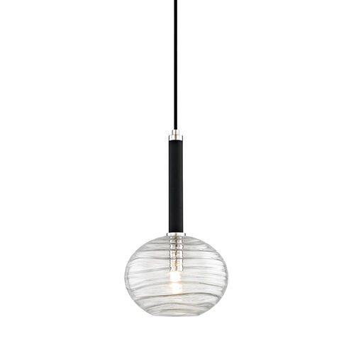 Breton LED 8.5 inch Polished Nickel Pendant Ceiling Light