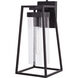 Nash LED 15.75 inch Textured Black Outdoor Wall