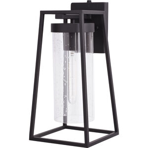 Nash LED 15.75 inch Textured Black Outdoor Wall