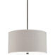 Dayna Shade Pendants 4 Light 24 inch Bronze Pendant Ceiling Light in Burnt Sienna