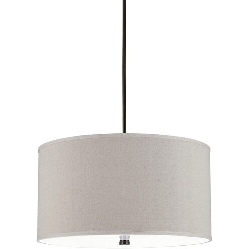 Dayna Shade Pendants 4 Light 24 inch Bronze Pendant Ceiling Light in Burnt Sienna