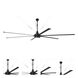Prost 144 144 inch Flat Black Fan