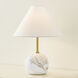 Jewel 16 inch 8.00 watt Aged Brass Table Lamp Portable Light