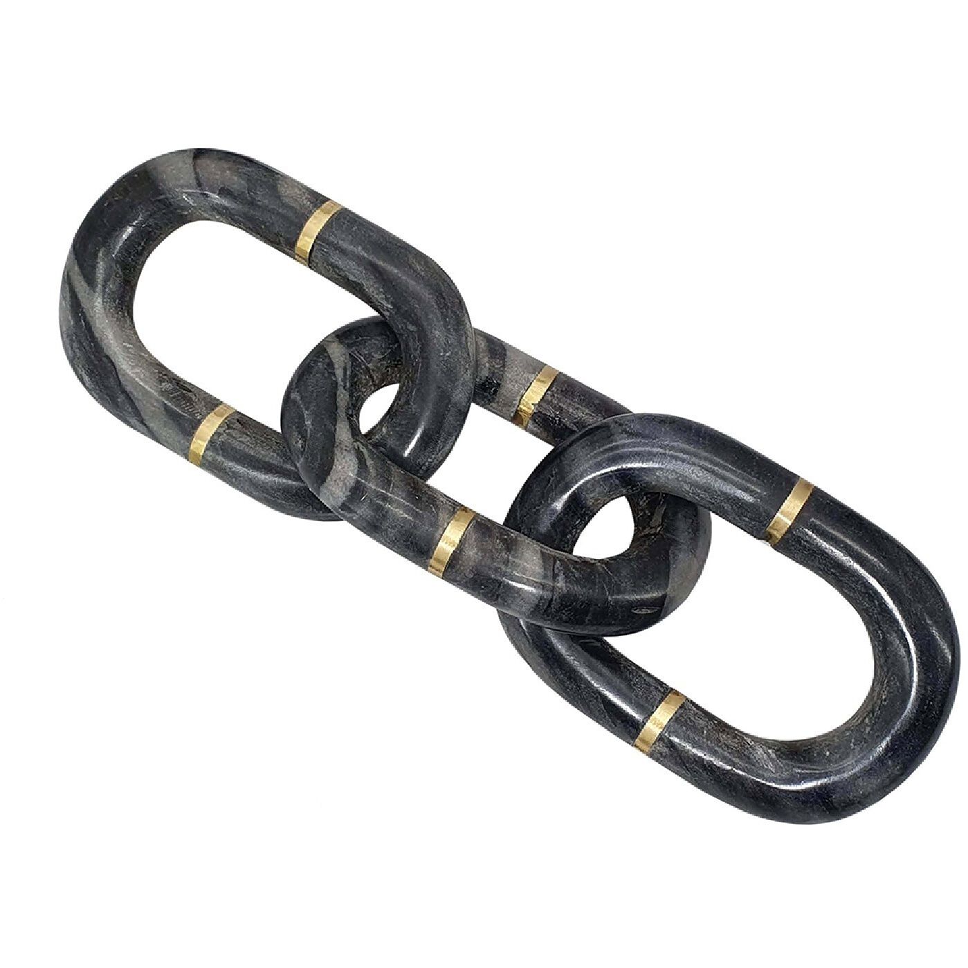 Anita Gray/Brass Marble Chain