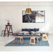 Katie 1 Light 18 inch Rubbed Brass Chandelier Ceiling Light