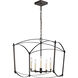 Sean Lavin Thayer 5 Light 23.13 inch Smith Steel Lantern Chandelier Ceiling Light