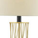 Breiton 29 inch 100.00 watt Antique Brass Table Lamp Portable Light