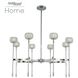 Mae LED 32 inch Chrome Chandelier Ceiling Light