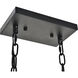 Resolute 3 Light 25 inch Brass and Black Pendant Ceiling Light