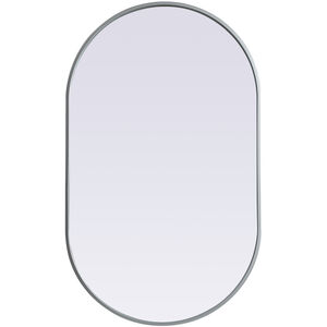 Asha 40 X 24 inch Silver Mirror in 24 x 40