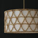 Tulum 4 Light 24.5 inch Matte Brass Pendant Ceiling Light