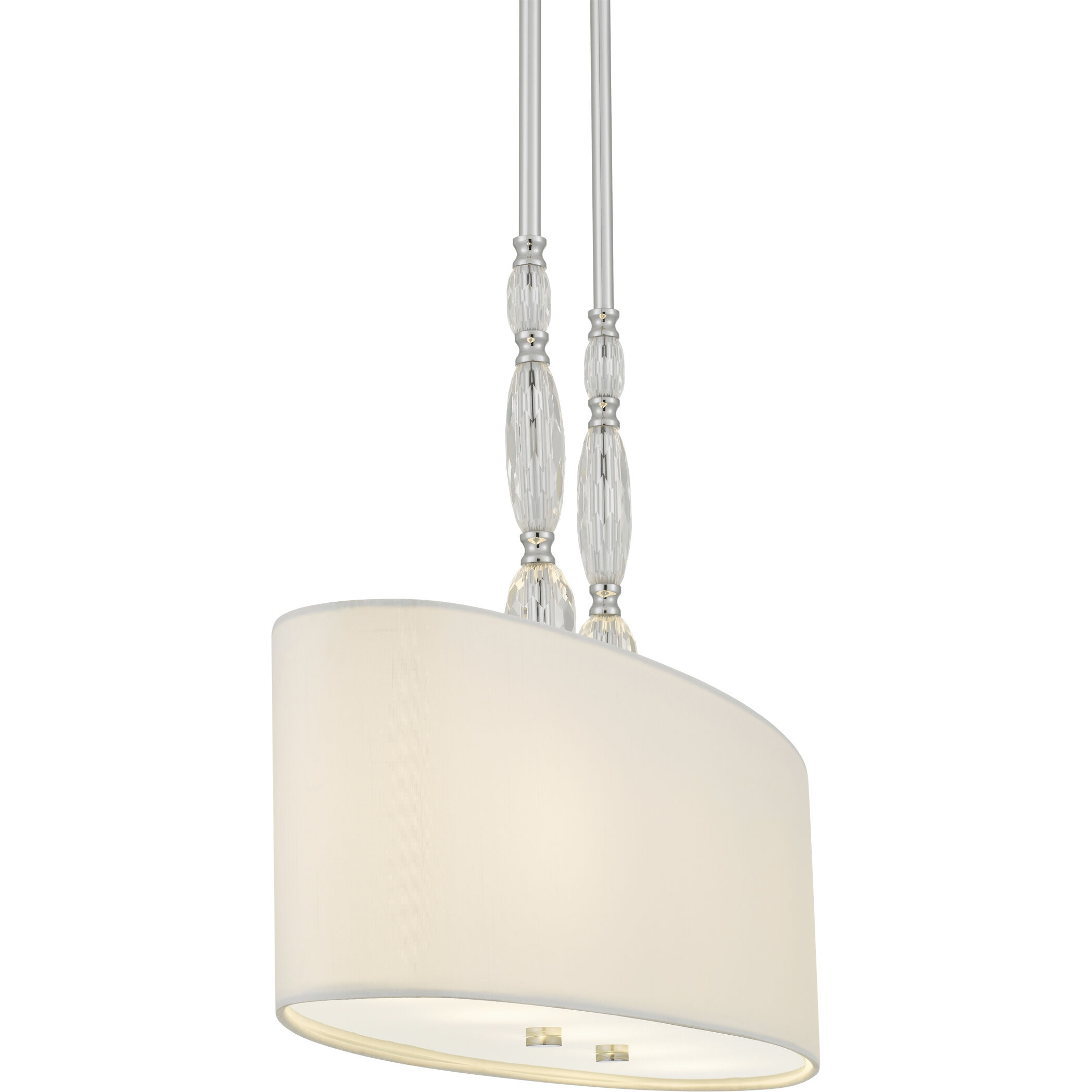 Stone 5 Light 42 inch Polished Chrome Island Light Ceiling Light