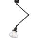 Olean 28 inch 3.50 watt Oil Rubbed Bronze Swing Arm Wall Light, Franklin Restoration