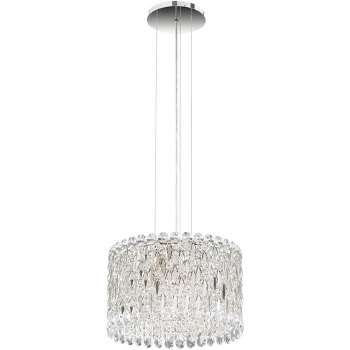 Sarella 8 Light 15.5 inch Polished Stainless Steel Mini Pendant Ceiling Light in Heritage