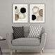 Geometrics Collection Gray Framed Art