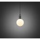 Forked LED 7.87 inch Gun Metal Pendant Ceiling Light