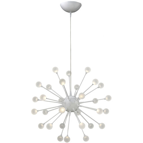 Impulse LED 24 inch Cloud Chandelier Ceiling Light, Orb