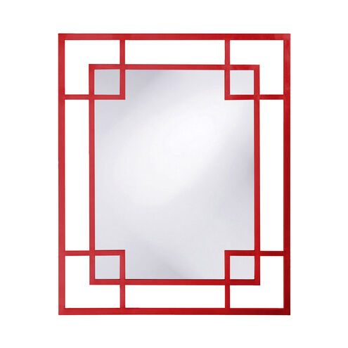 Lois 53 X 43 inch Glossy Red Wall Mirror