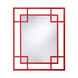 Lois 53 X 43 inch Glossy Red Wall Mirror