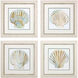 Waterside Turquoise and Teal and Pink and Blue Framed Art, Propac