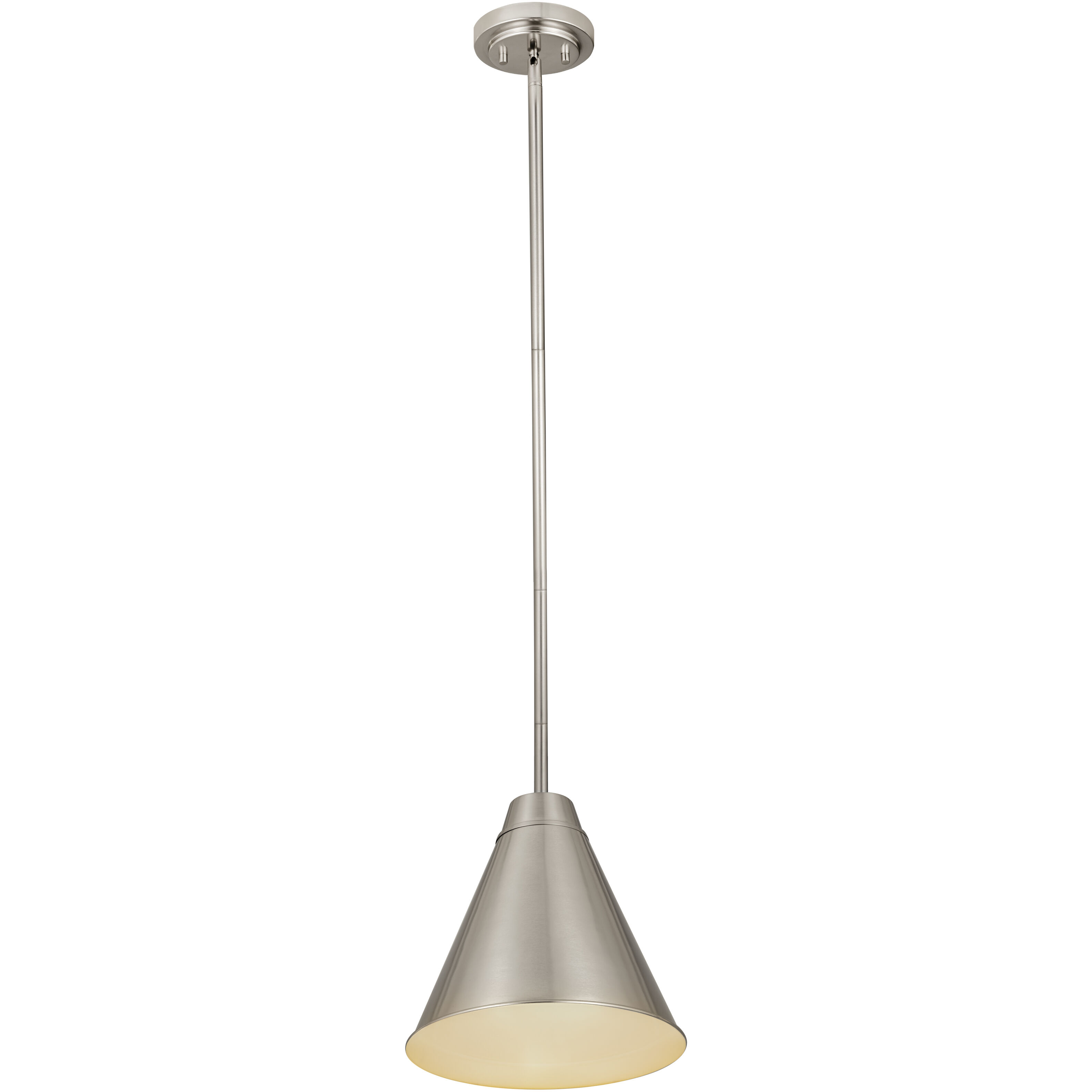 Eaton 1 Light 12 inch Brushed Nickel Pendant Ceiling Light