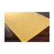 Central Park 93 X 93 inch Bright Yellow Indoor Area Rug, Round