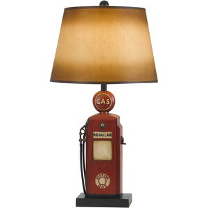 Nostalgic 31 inch 150 watt Rust Brick Table Lamp Portable Light