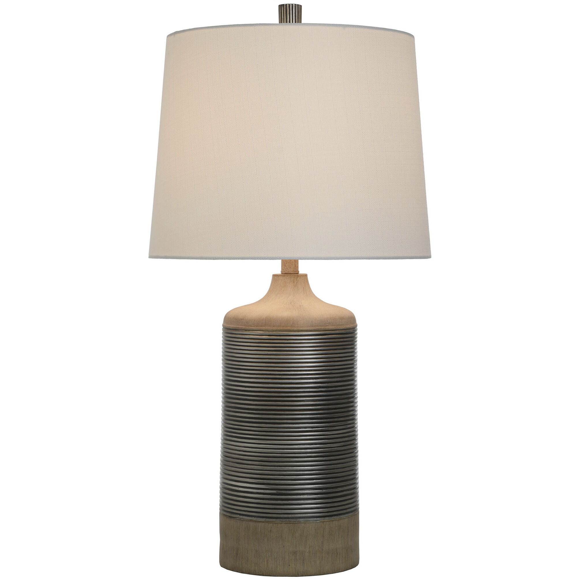 Haverhill 32 inch 150 watt Light Tan and Silver Table Lamp Portable Light