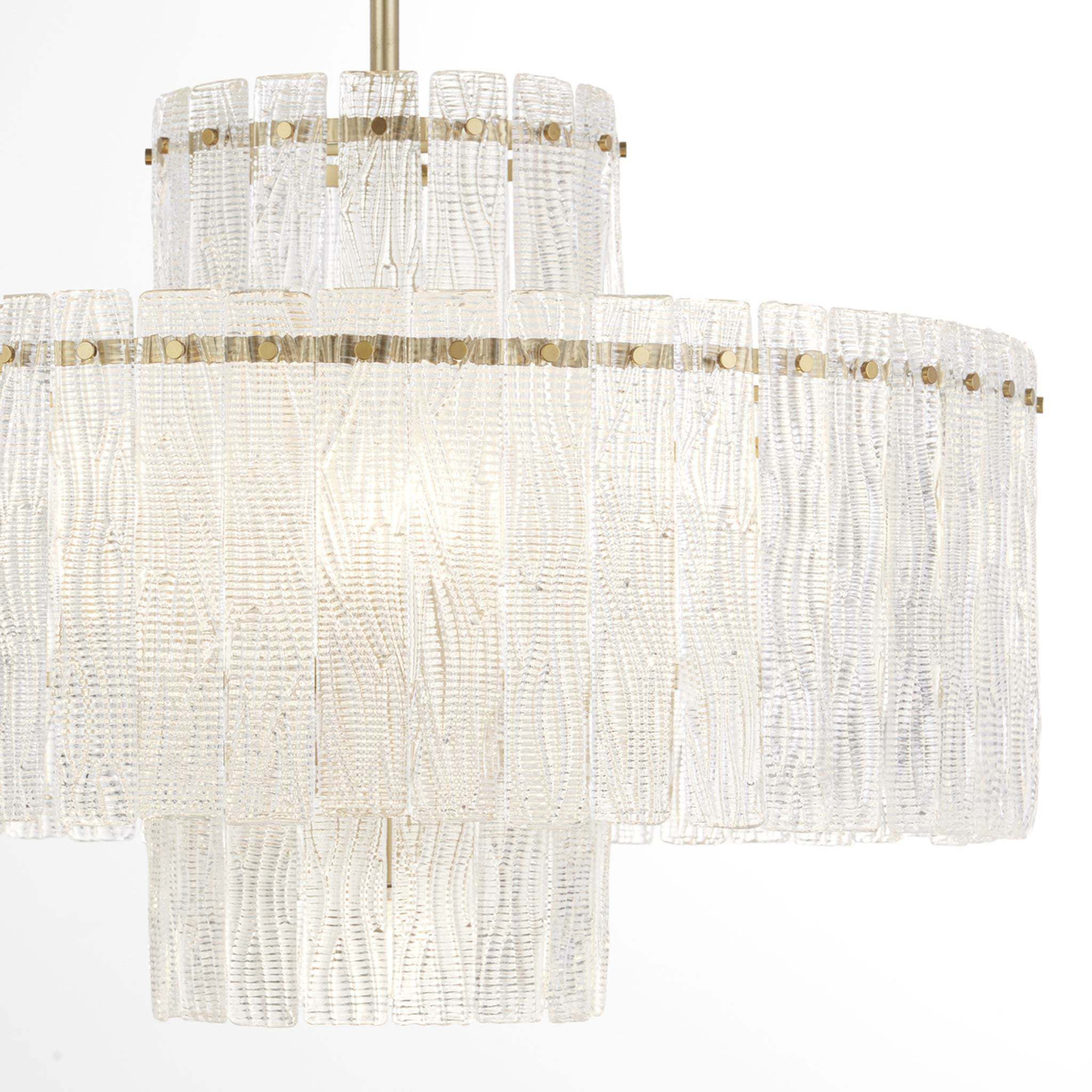 Othello 9 Light 32 inch Aged Brass Chandelier Ceiling Light