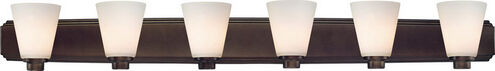 Southport 6 Light 48 inch Heirloom Bronze Bath Vanity Wall Light