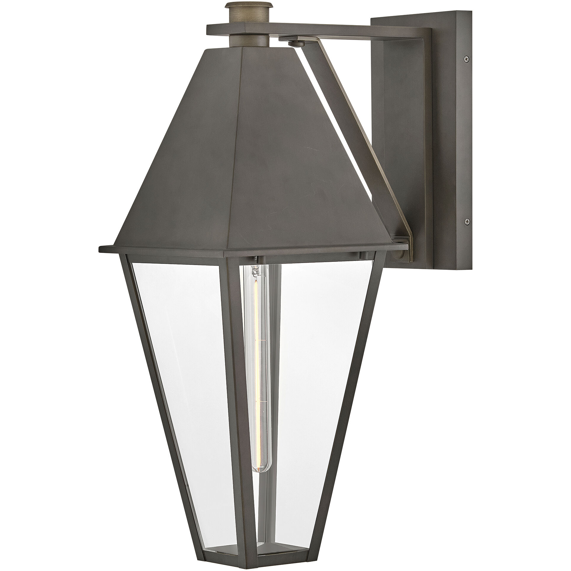 Heritage Endsley 1 Light 25 inch Blackened Brass Outdoor Wall Mount Lantern
