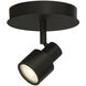 Lincoln LED 6 inch Matte Black Flush Mount Ceiling Light